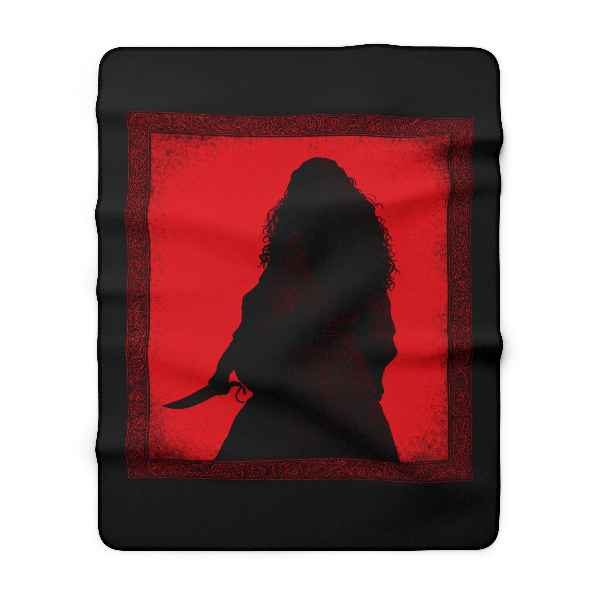 Mythborne | The Iron In Her Heart Sherpa Fleece Blanket